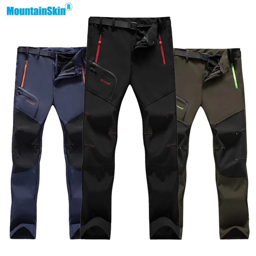 6XL Mountainskin Men's Waterproof Hiking Sports Pants Summer Quick Dry ...