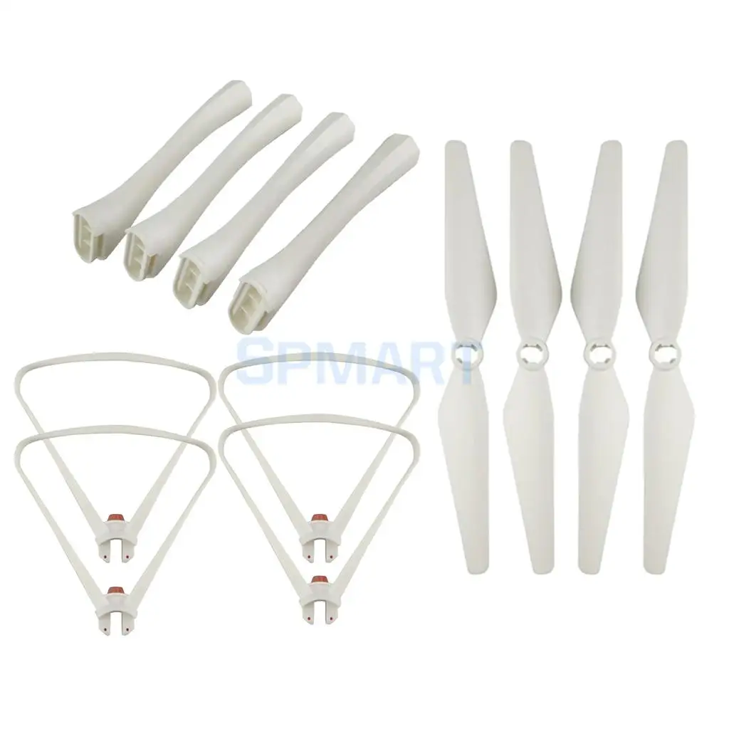 Propeller Prop & Landing Gear & Protective Cover Ring for SYMA X8SW X8SC X8SG X8 Pro RC Drone Helicopter Quadcopter