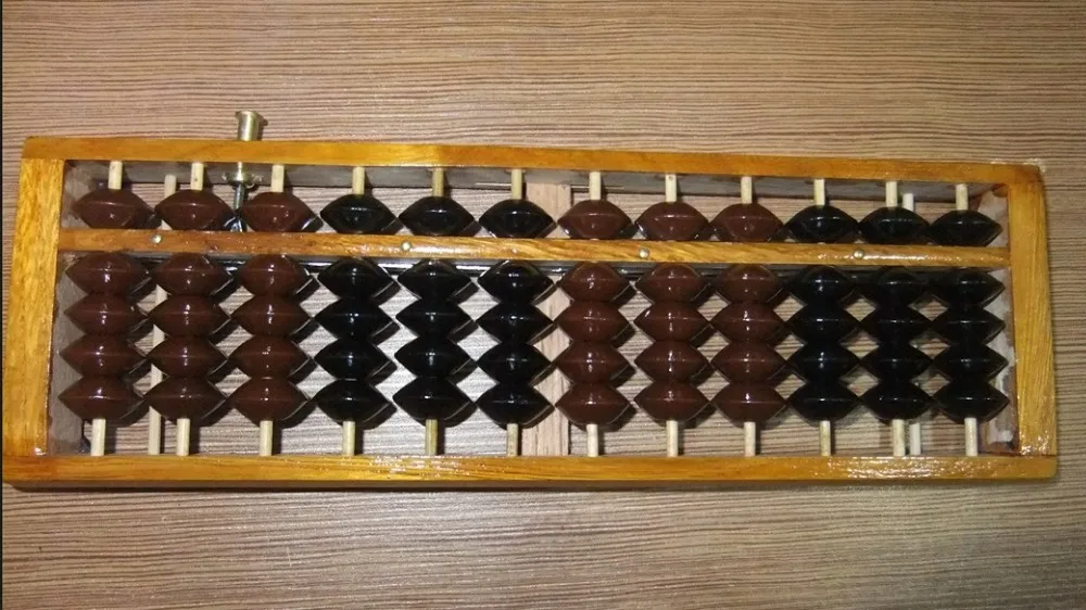 

12 column wooden abacus Chinese Soroban Educational tool math toy mathmetic Calculator for student teacher sz31