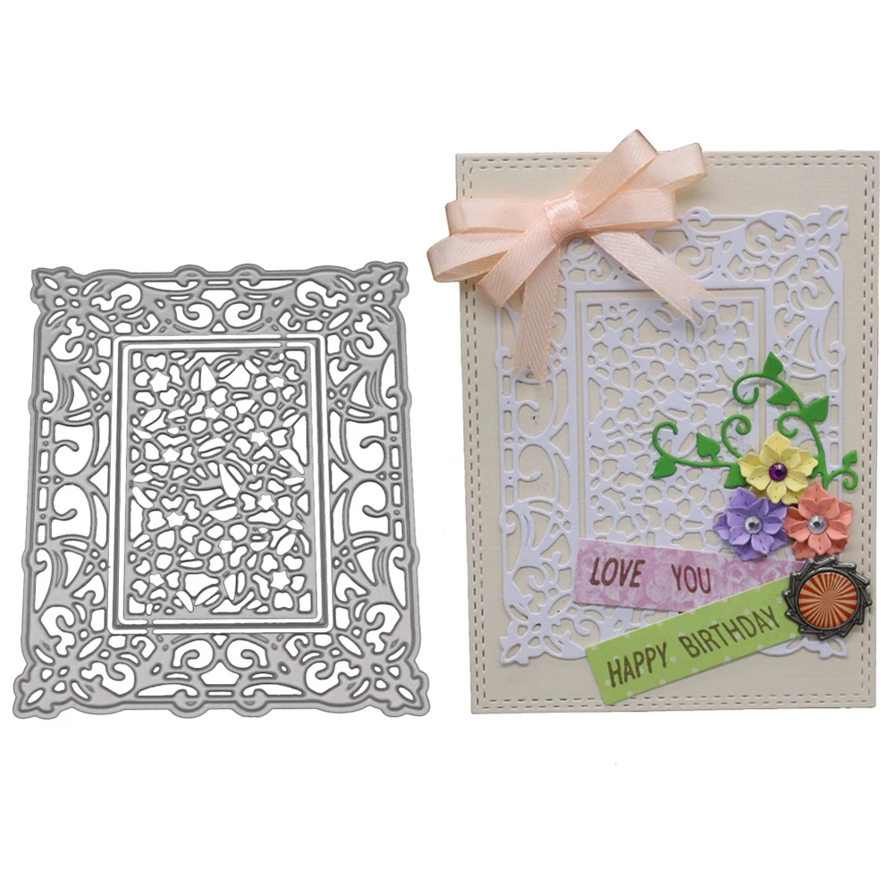 Buy Hollow Flower Pattern Irregular Figure Craft Cutting Die Carbon Steel Metal