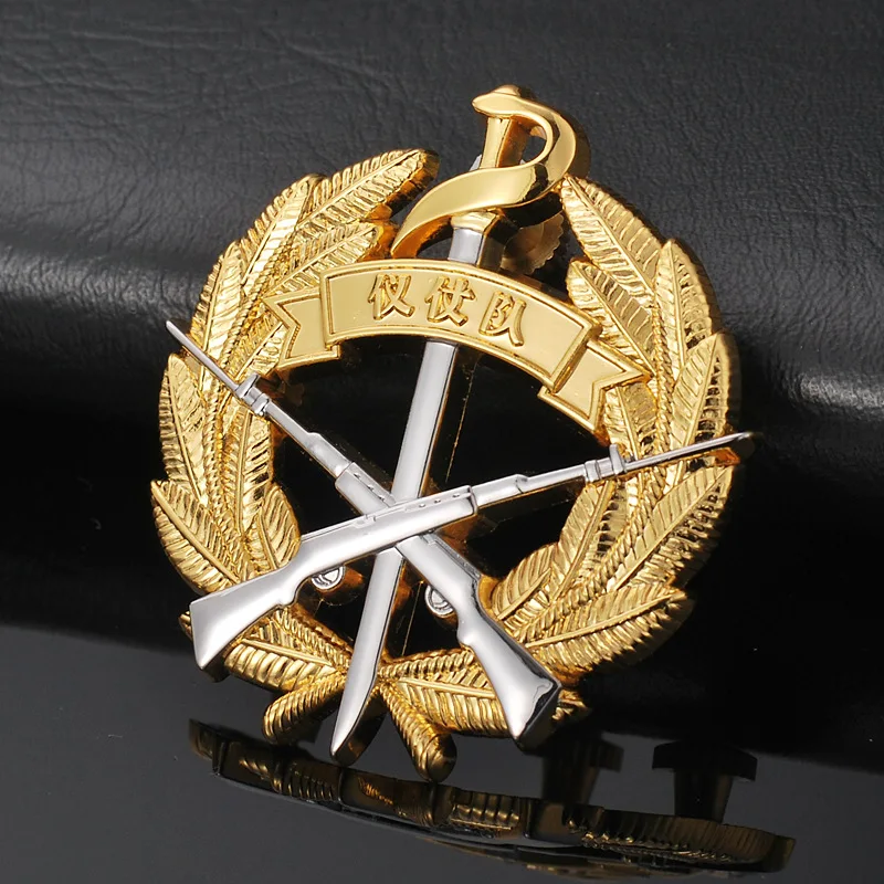 

High grade badge custom Zinc alloy relief military badges cheap custom 3D gold badges pin