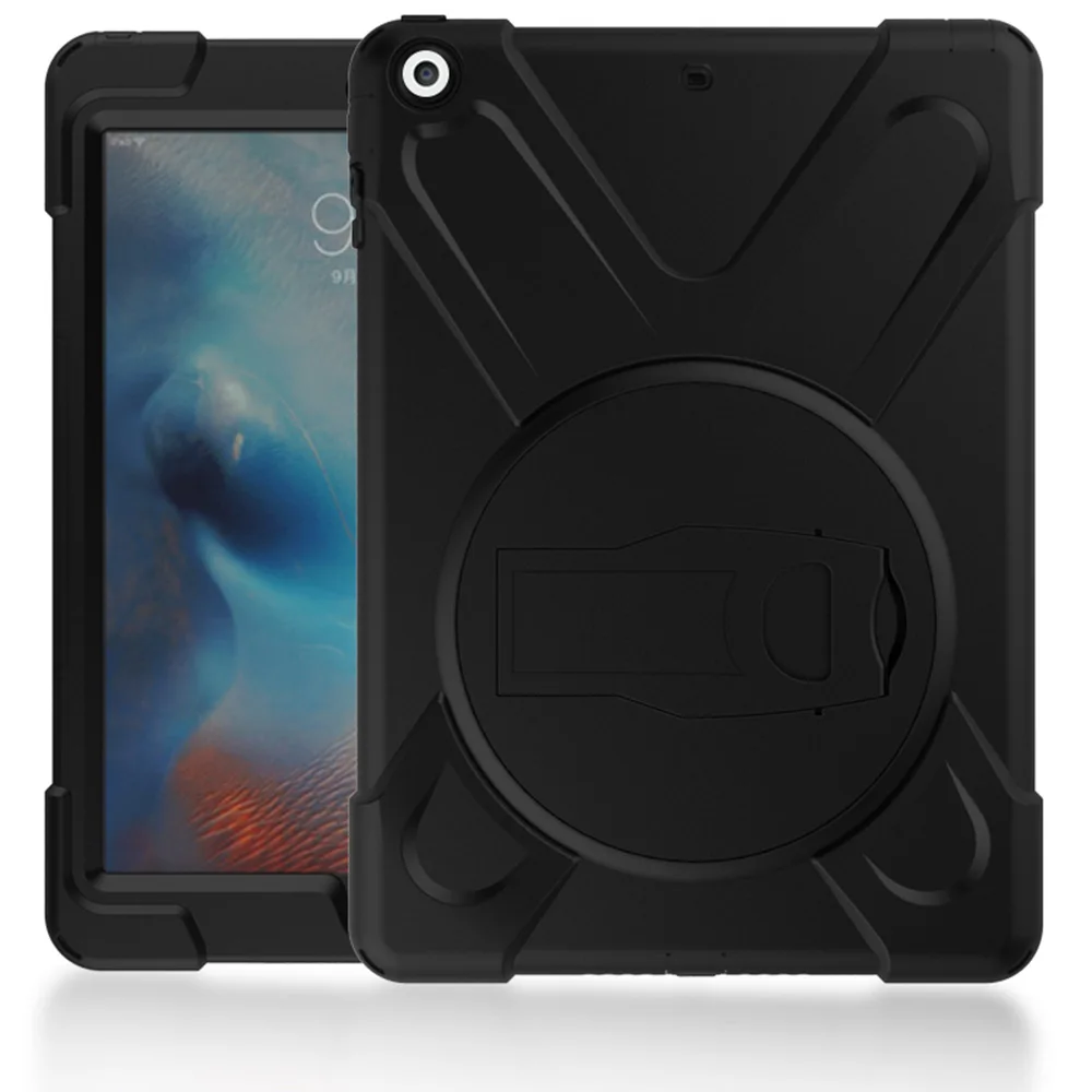 

Heavy Duty For iPad 2 iPad 3 iPad 4 Armor Shockproof Case Silicon + PC Kickstand Funda For iPad 2 3 4 Cover Stand Anti-Drop