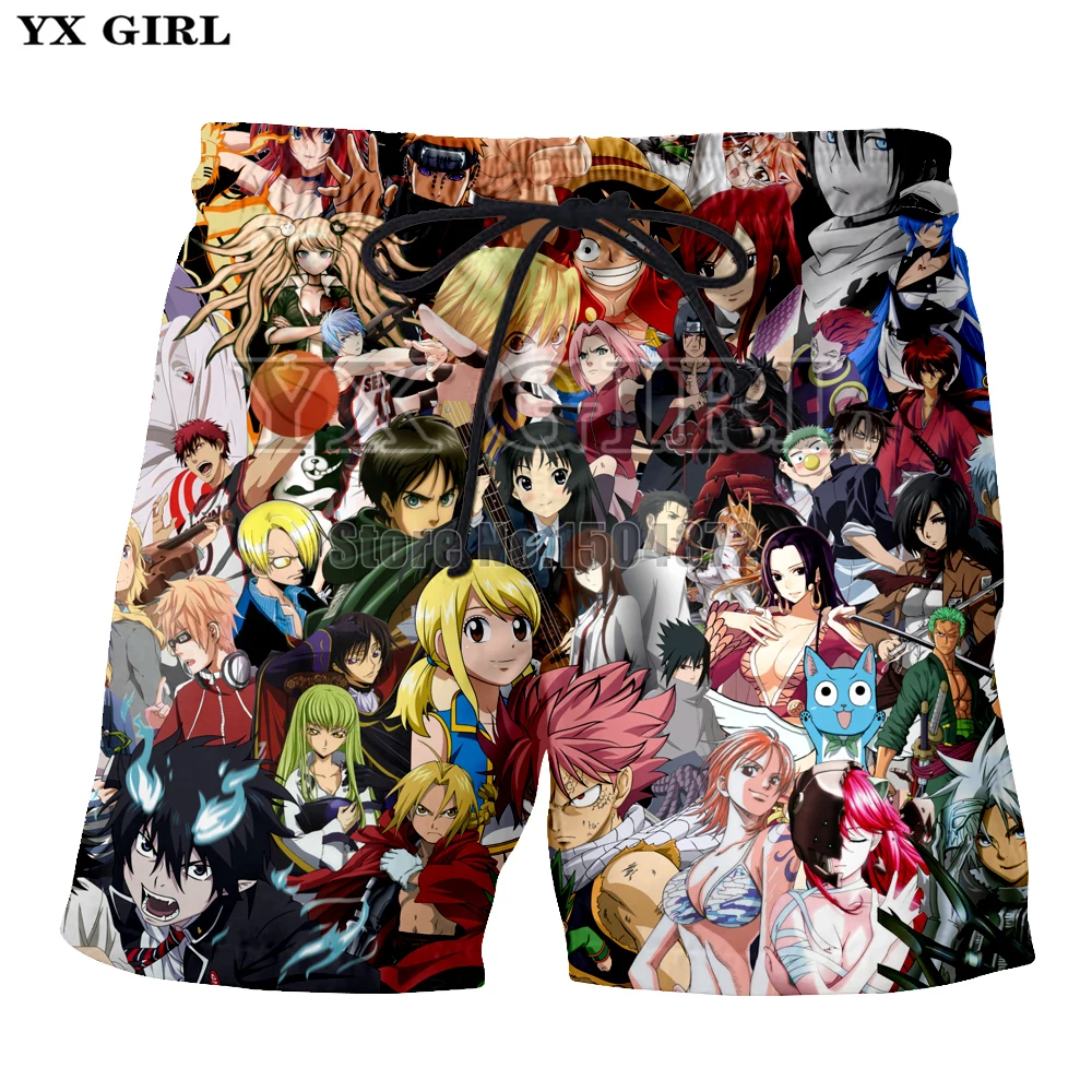 Dropshipping New Arrival Summer Mens Short Fashion Cartoon Anime Character 3d Print Casual Shorts Men Loose Drawstring Trouser Dropshipping New Arrival Summer Mens Short Fashion Cartoon Anime Character 3d Print Casual Shorts Men Loose Drawstring Trouser