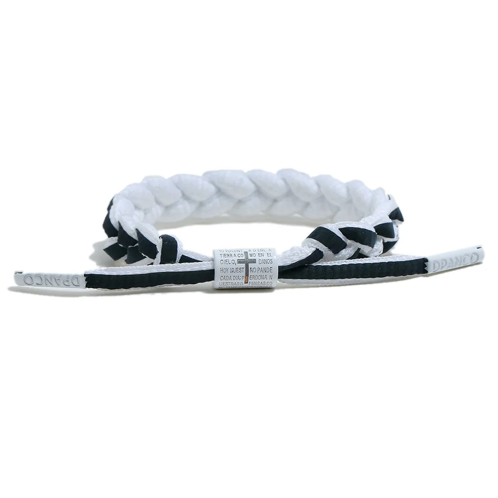 

Cross Heart Reflective Braided Shoelace Bracelet Bangle for man woman Trendy Couple hand Jewelry Drop shipping Wholesale