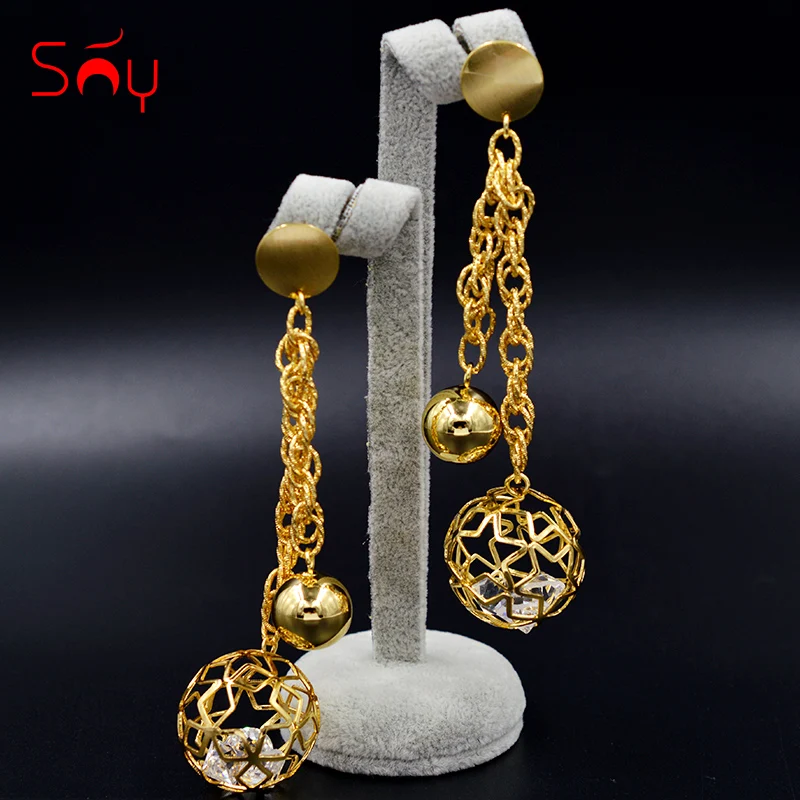 Sunny Jewelry длинные висячие серьги модные ювелирные изделия 2020 для женщин высокое
