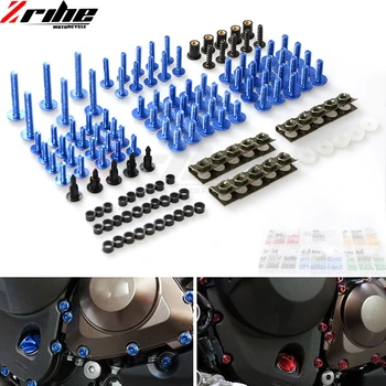 

1 set FOR Universal Aluminum Motorcycle Fairing Bolt Screw Fastener Fixation Vehicle screw For Aprilia RSV MILLE/R TUONO/R For