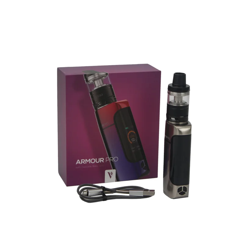 Оригинальный Vaporesso Armour Pro комплект Vape 100 Вт TC Box Mod 5 мл Cascade Baby Tank GT Meshed Coil Fit 18650