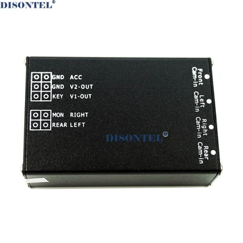 

Four channel camera video switch front and rear camera automatically switch with manual control key for front view control BOX