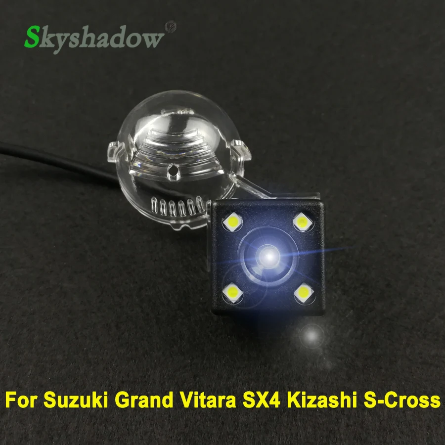

For Suzuki Grand Vitara SX4 SX-4 Hatchback Crossover Alto S-Cross Car CCD Night Vision 4LED Backup Rear View Camera Waterproof