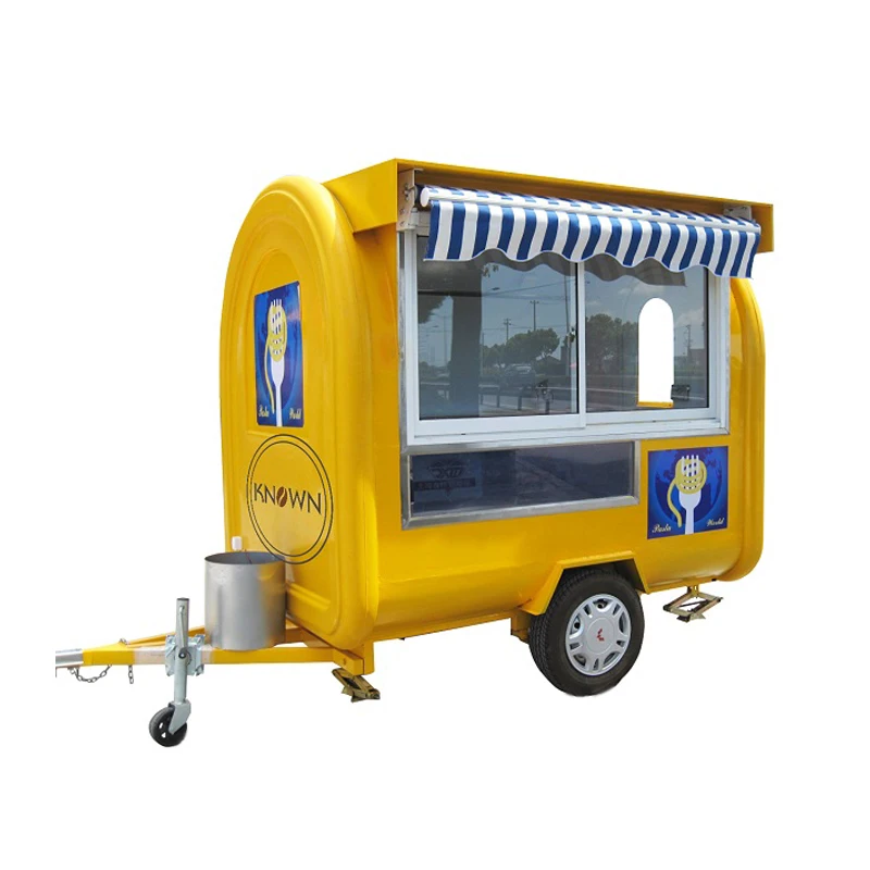 New design 220*170*210cm customized park street mobile fast food