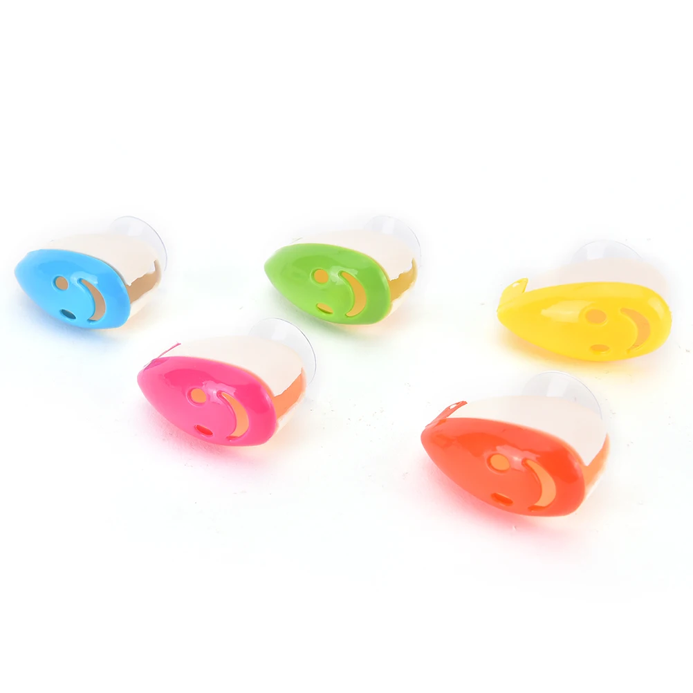 

1pcs Color Random Creative Smile Face Toothbrush Cover Holder Case Suction Cup Bath Tube Travel Home