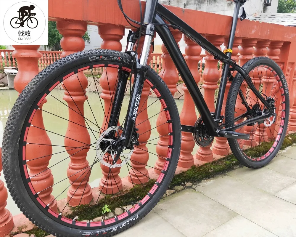 Clearance Kalosse  tyre dirt bike  aluminum bicycle tire road   29er  mountain bike   29*19 inch 24/27/30speed  19inch mountain bicycle 7