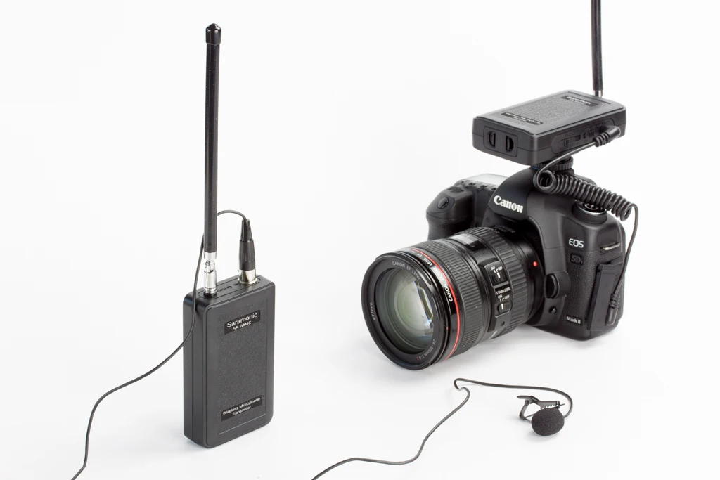 Saramonic SR-WM4C 4-канальный Беспроводной Радио mic лацкан петличный микрофон для dslr Камера видеокамеры