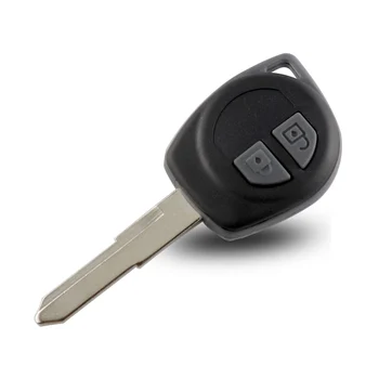 Keyforkess2 pulsanti di ricambio guscio chiave auto a distanza per Suzuki Grand Vitara SWIFT HU133R/TOY43/SZ11R pulsante in gomma lama Pad - YIQIXIN 2 pulsanti di ricambio guscio chiave auto a distanza per Suzuki Grand Vitara SWIFT