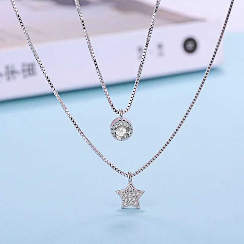 925 sterling silver women necklaces jewelry (3)
