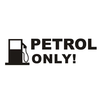 

PETROL ONLY Text Car Sticker Removable Car Decal Waterproof Car Decals CZ15