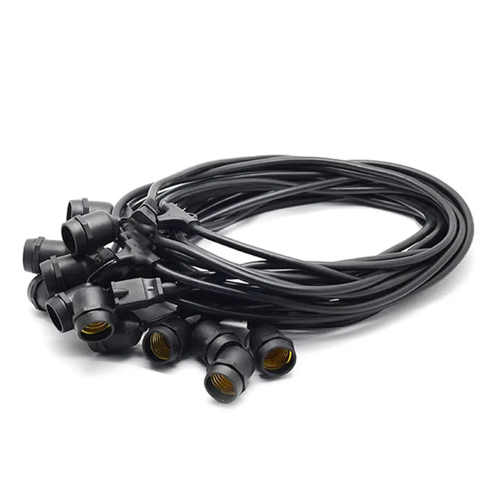 

Waterproof 10M 10LED String Lights Indoor Outdoor Commercial Grade E26 E27 Street Garden Patio Backyard Holiday String Lighting