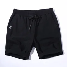 Летние однотонные черные хлопковые шорты для отдыха для мужчин Homme Slim Fit Bermuda Masculina Joggers мужские повседневные короткие шортики для пляжа PT-316