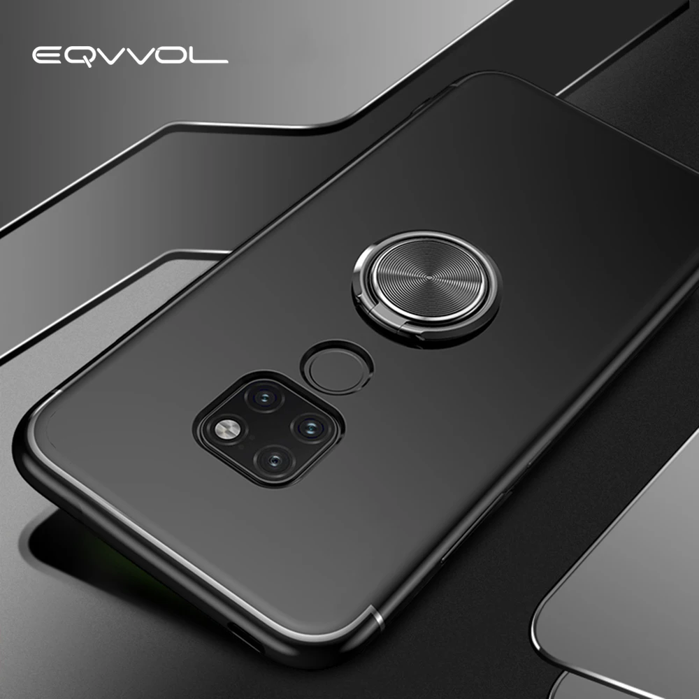 Eqvvol чехол с магнитным кольцом для huawei P20 Lite P30 Pro Nova 3 4 полное покрытие Honor 8X8 9 10 mate 20