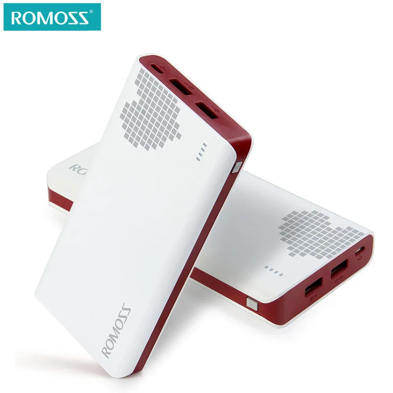 NEW ROMOSS 20000mAh Portable Charger Power Bank Dual USB Output External Battery Backup Power Supply Quick