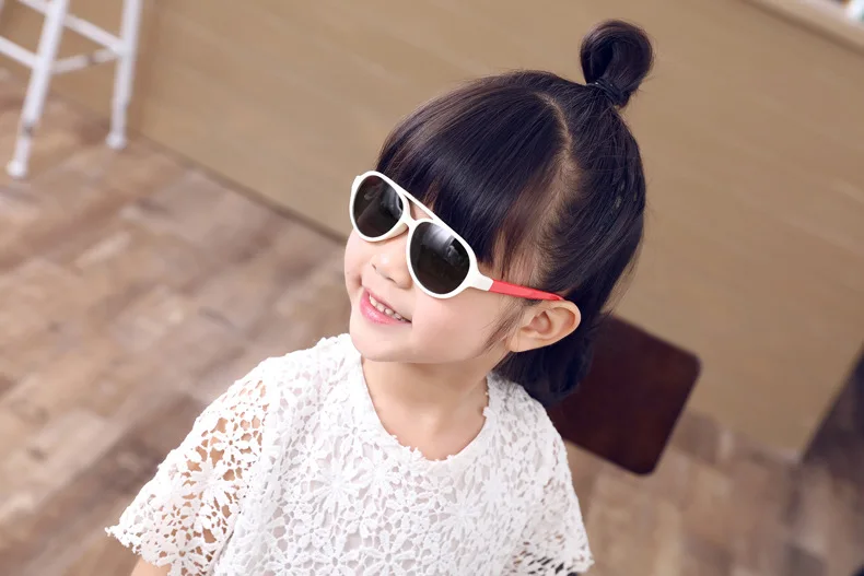 WarBLad Модные Детские поляризованные солнцезащитные очки Childre детские очки с гибкой оправой защитные очки солнцезащитные очки UV400 для мальчиков и девочек