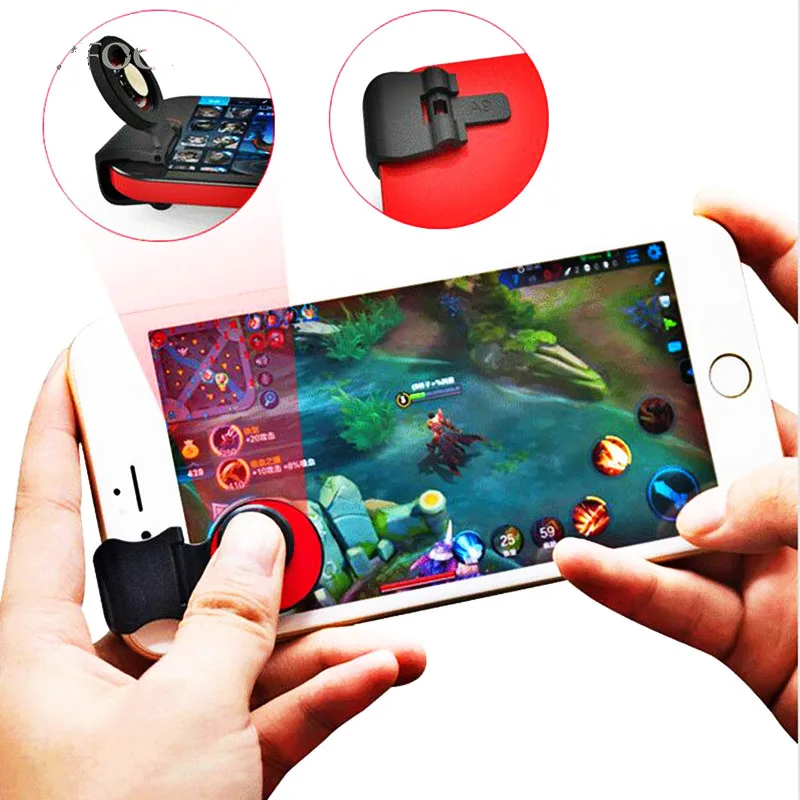 ABAY 1 шт. круглая аркадная игра джойстик мини сенсорный экран для смартфона