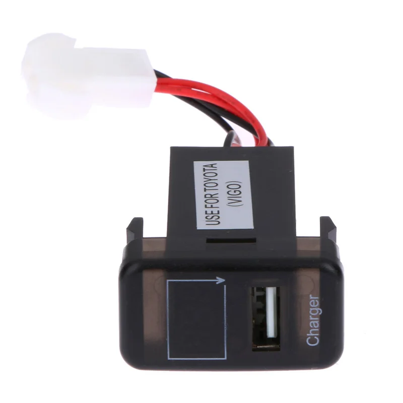 

Car Charger with Voltmeter Display 5V 2.1A USB Charger Port Dashboard Voltmeter Phone Charger car accessories