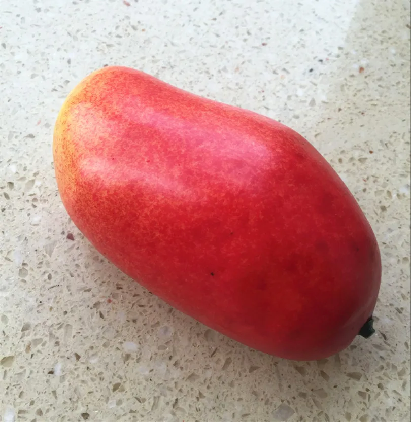 

10pcs Foam Mango Artificial Fruit Model Fake RED Mango for Wedding Party Home Photography Tool Decorative