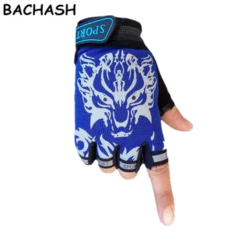 

BACHASH Children Gloves Breathable Riding Half Finger Mountain Bicycle Gloves For Kids Boys Girls Gloves Mittens