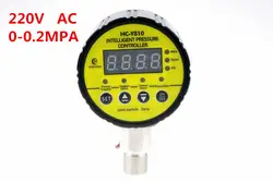 AC220V 0,2 МПа цифровой электрический контакт манометр цифровой манометр радиальная утечка защита от короткого замыкания