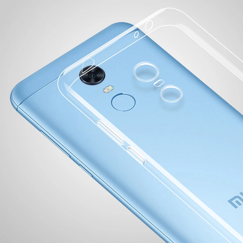 Ultra Thin Transparent Silicone Cover Case For Xiaomi Redmi 5 Plus 5A 6 Pro 6A S2 4 4A 4X Note 4 4X 5 5A Pro Clear Soft Case Bag