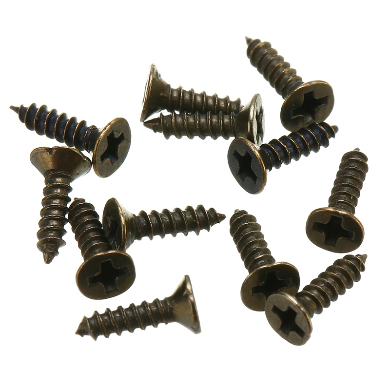 10pcs Retro Antique Bronze Hook Wall Mounted Entryway Hooks Vintage Key Holder with Screws Clothes Hanging Hooks