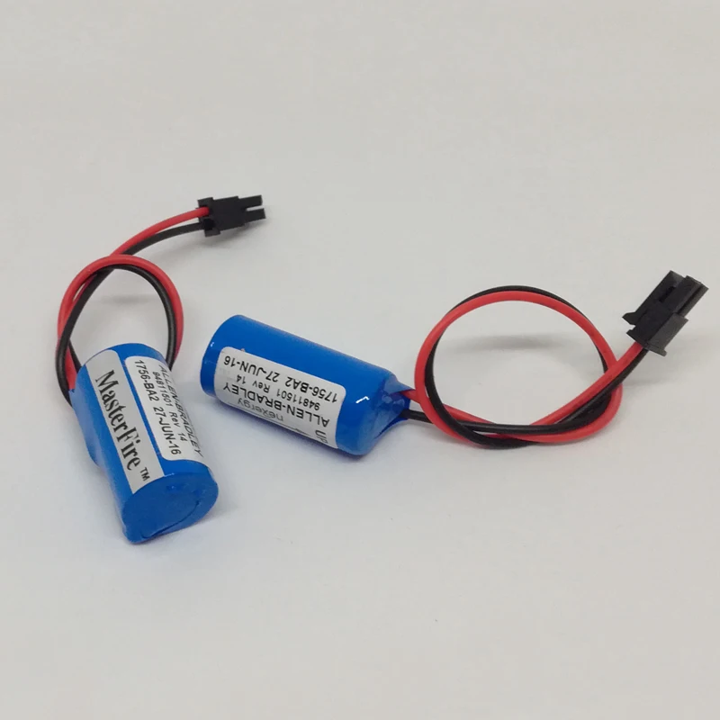 MasterFire 10 шт./лот кабель программатора 1756-BA2 PLC контроллер 3 в литиевые батареи