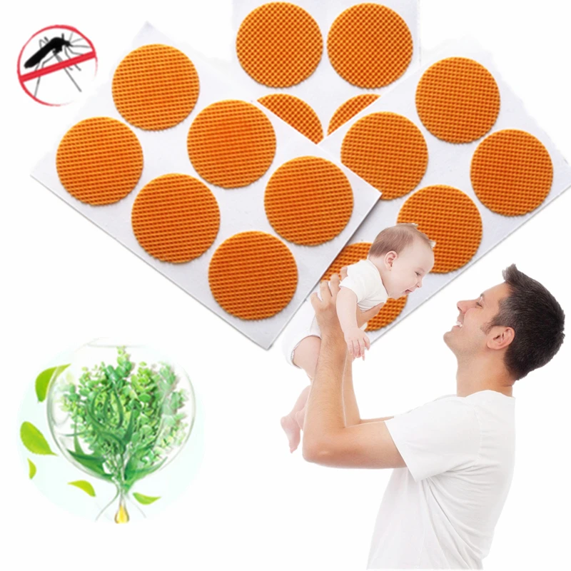 

60patches/lot Eco-friendly No Side Effect Baby and Adult use Deet Free Citronella Mosquito Repellent Patch