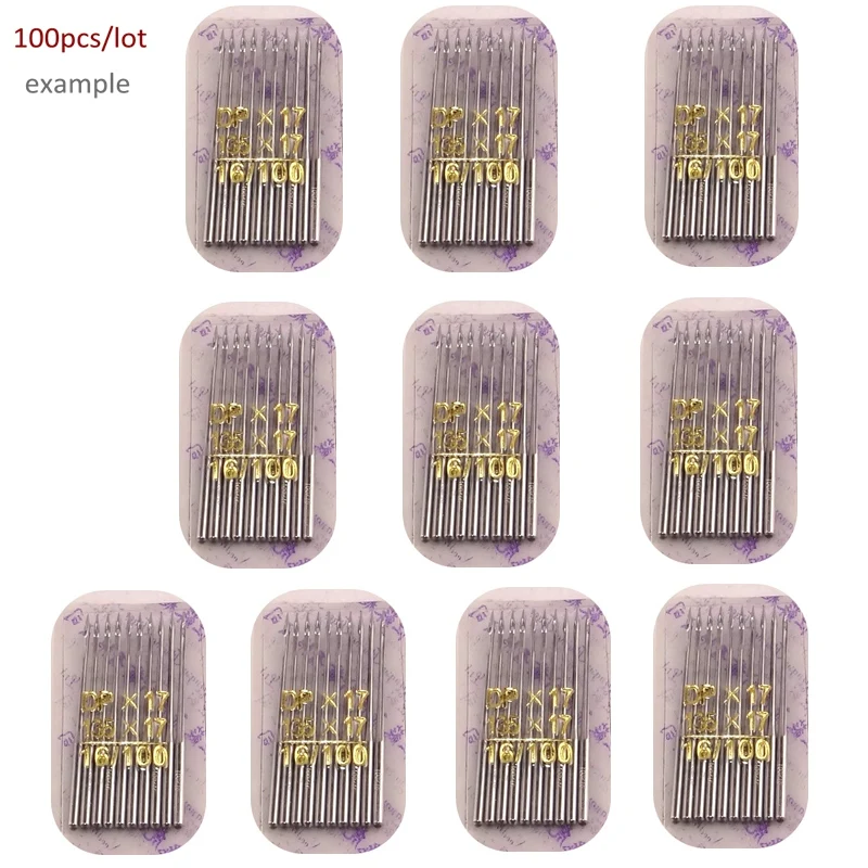 

Sewing Needles Accessories 100pcs Needle DPX17 SY3355 135X17 fit for all brand Industrial Lock-stitch Post-bed Sewing Machine