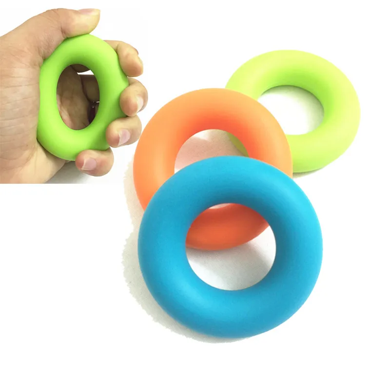 

Hand Grip ring Silicon Fitness Grip exerciser grips Exercise Muscle Strength Sport wrist Training