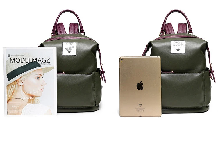 Новые корейские высококачественные женские рюкзаки из искусственной кожи, школьные сумки для подростков, Повседневная Дорожная сумка на плечо, рюкзак, большой мужской рюкзак