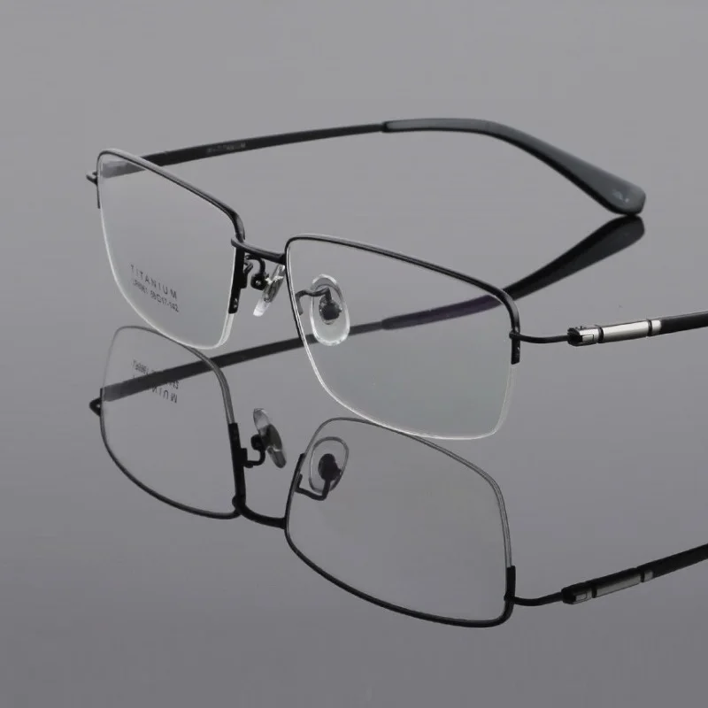 

width-153 new retro fashion optical pure titanium eyeglasses frames men goggles prescription reading glass frame male eyewear