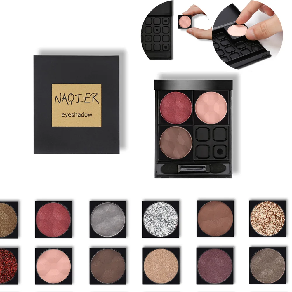 

29 Color DIY Custom Matte Eye Shadow Palette Shadow Eye Makeup Set Shimmer Matte Flash Powder Buy 4 Color to Send 1 Box Lasting