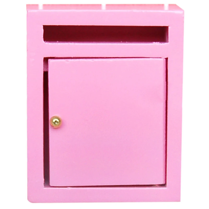 Buy Dollhouse Furniture Miniature Wooden Mailbox For
