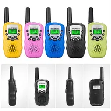 2Pcs BF T3 Mini Walkie Talkie Outdoor Kids Interphones Portable Adventure Radio Transceiver Lightweight Handheld Transceiver