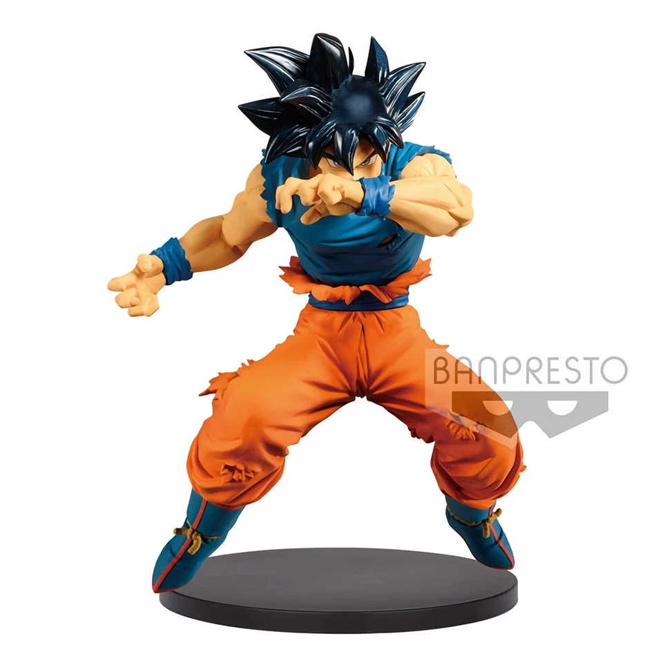 Tronzo Оригинальная фигурка Banpresto Dragon Ball Super Blood Of Saiyan BOS Goku Ultra Instinct ПВХ фигурка модель куклы игрушки - Цвет: Goku