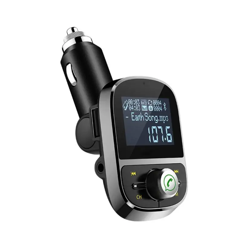 

Bluetooth Car FM Transmitter Wireless Radio Adapter USB Charger Mp3 Player Car Charger Auto Parts # ZC