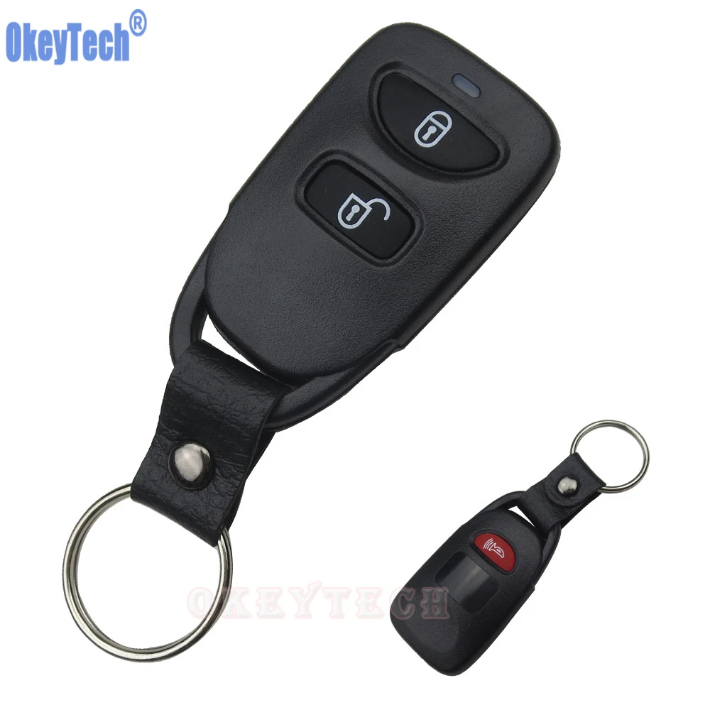 

OkeyTech New Replacement 2+1/3 Buttons Car Remote Key Shell Cover Case Fob For Hyundai Elantra Tuscon Accent Blank Free Shipping