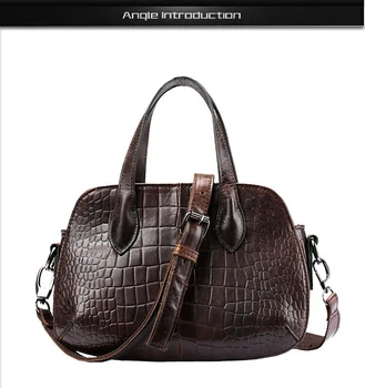 

Flug Katze Women's Handbag Leather Handbags Women's Classic Croc-Print Print Shoulder Bag Lady's Handbag Messenger Bag