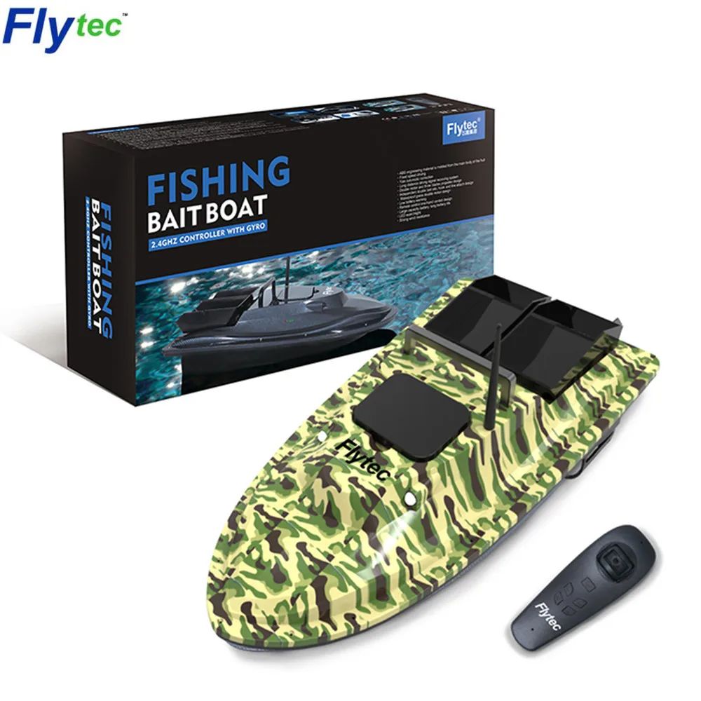 Flytec V007 скоростная лодка интеллектуальное управление 500 м рыболокатор приманка