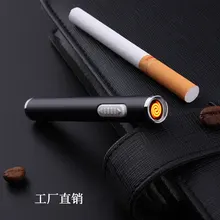 Portable Rechargeable Cigarette Lighter Long USB Electric Arc Plasma Lighter Cigar Igniter Smoking Tools Gadgets For Gifts
