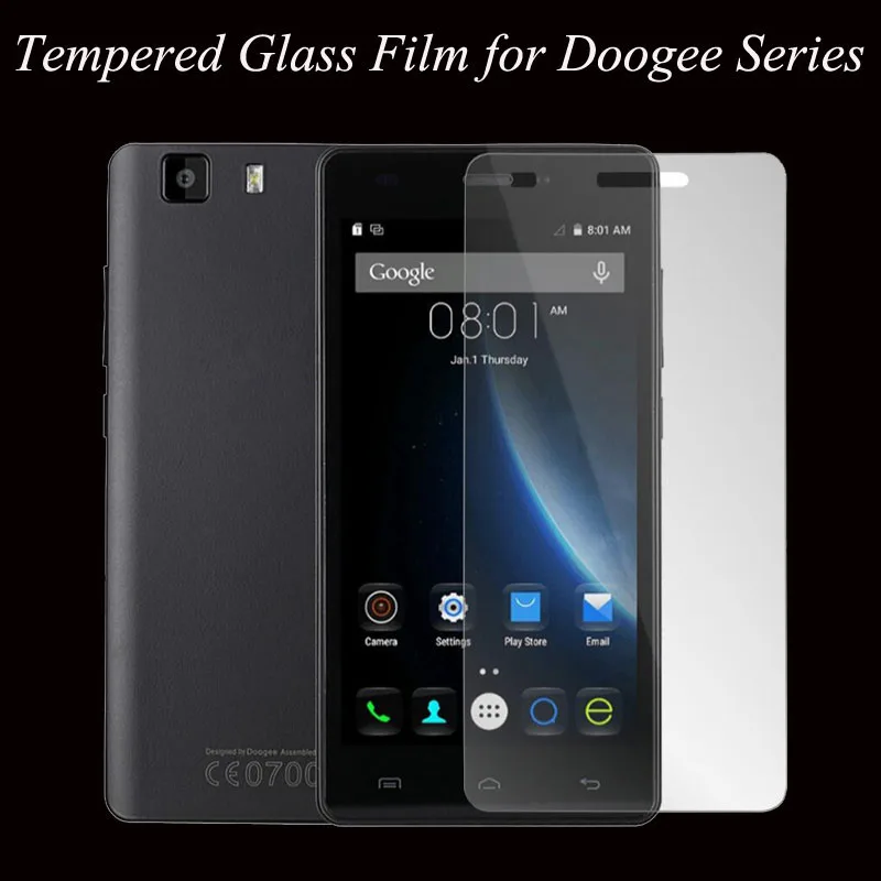 

GerTong Tempered Glass For Doogee Y8 X5 Max X5 for DOOGEE X10 MIX X30 X20 X30L SHOOT1 S60 Screen Protector Protective Film