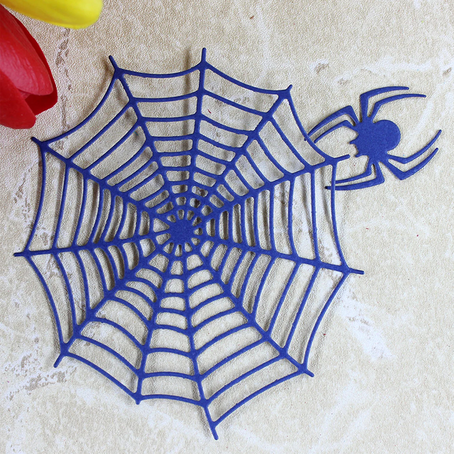 Metal 2PCS Halloween Spider&amp;Spider Web Embossing Cutting Dies Stencils
