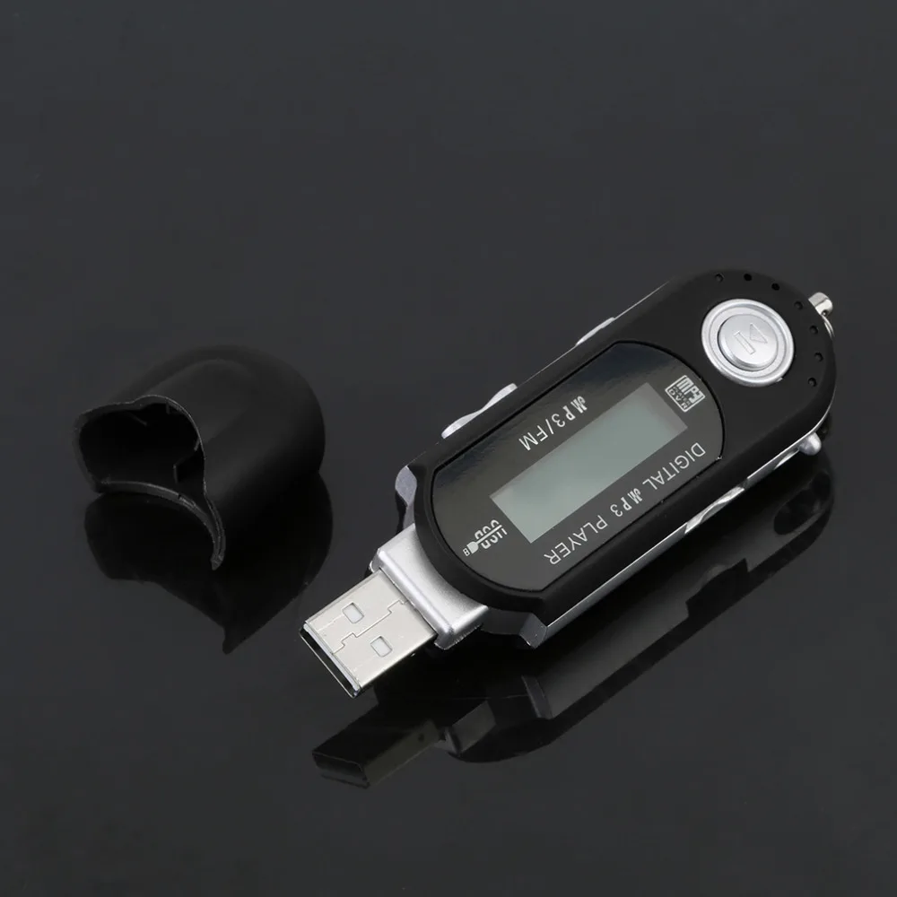 Mini USB 2.0 Flash Drive High Speed Transfer LCD Display MP3 Music Player Backlight on LCD Providing Clear Display 3 Colors